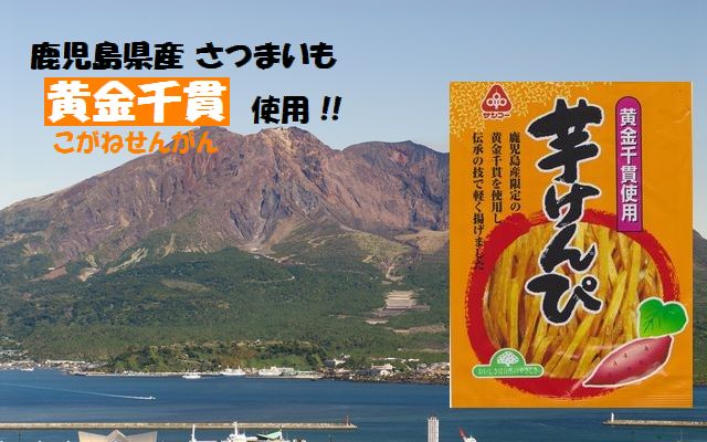 サンコーの 鹿児島産黄金千貫使用 芋けんぴ